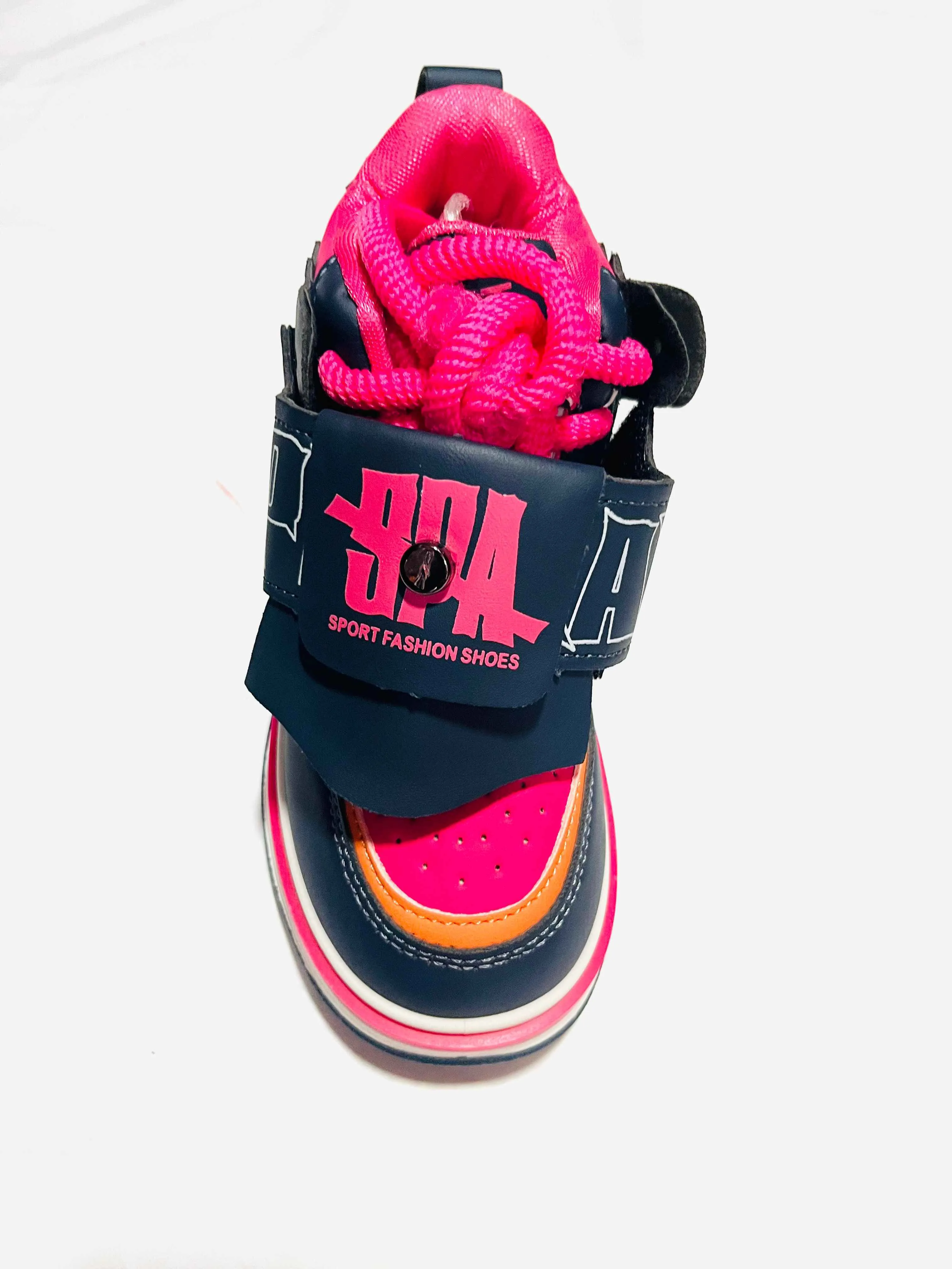 Navy & pink SPA Sport high-top