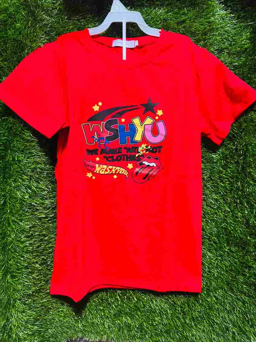 Red WSHYU Graphic Tee